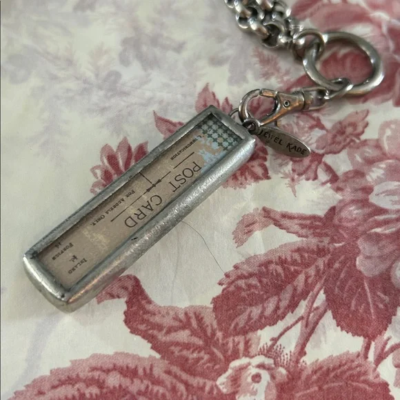 “Jewel Kade” necklace with two sided charm, chain is 12 inches long/
16 in. - Picture 4 of 5